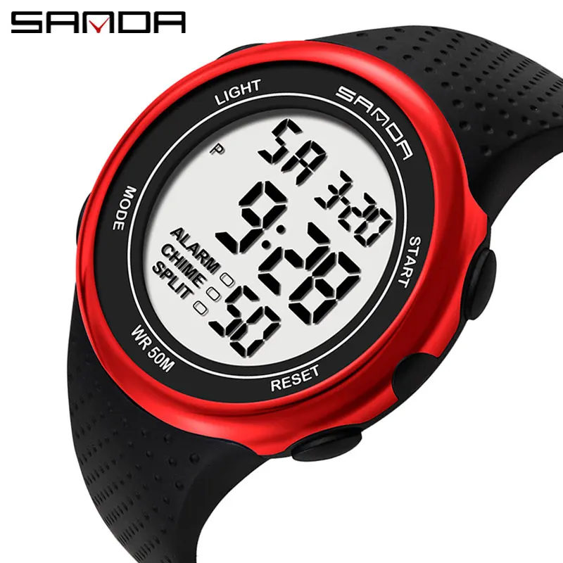 SANDA Fashion Outdoor Sport Watch Men Women Multifunction Watches Alarm Clock Chrono 5Bar Waterproof Digital Watch reloj hombre
SANDA Fashion Outdoor Sport Watch Men Women Multifunction Watches Alarm Clock Chrono 5Bar Waterproof Digital Watch reloj hombre