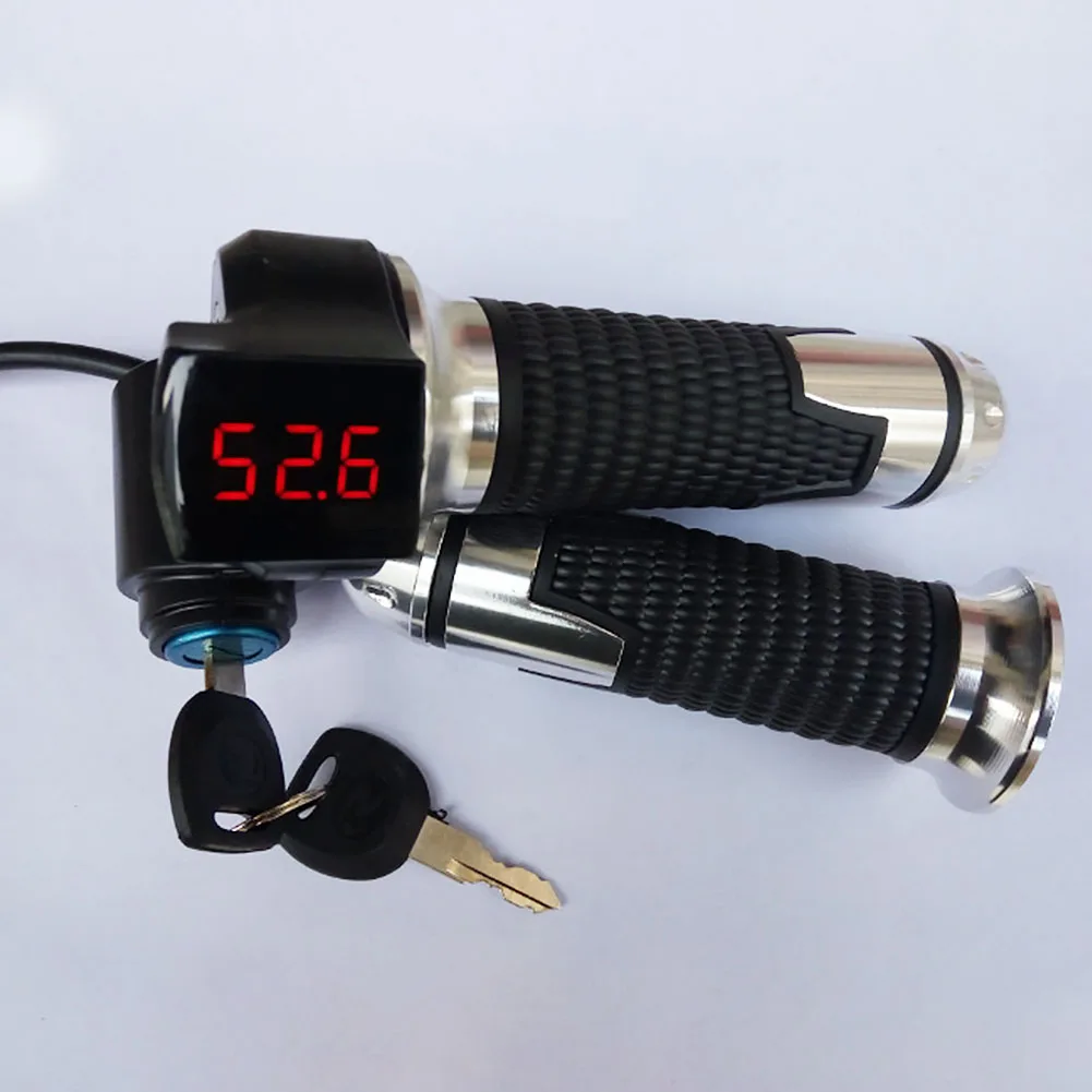 Key Kit Handlebar Grip Digital Motorcycle Twist Universal Durable Throttle Lock Voltage Display -acid/Lithium Battey
Key Kit Handlebar Grip Digital Motorcycle Twist Universal Durable Throttle Lock Voltage Display -acid/Lithium Battey