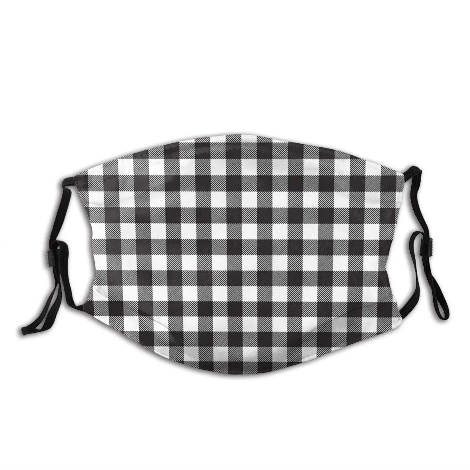 Christmas Black and White Plaid Cloth Mask Reusable Adjustable Washable, 2 Filters for Men Women Bandana Shield
Christmas Black and White Plaid Cloth Mask Reusable Adjustable Washable, 2 Filters for Men Women Bandana Shield