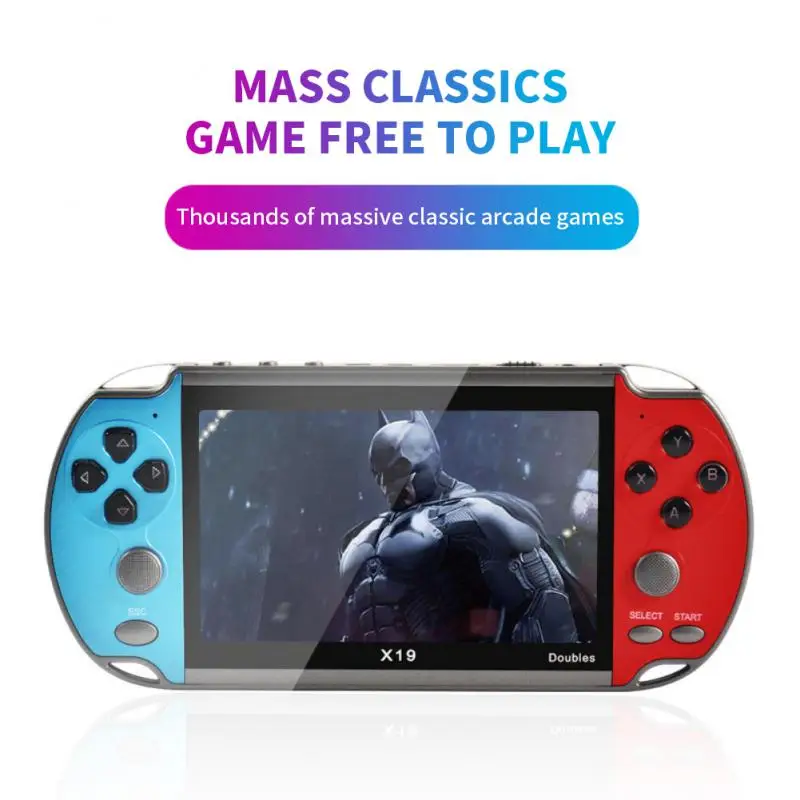 X19 двойная игровая консоль Ретро портативная игровая консоль 5,1 дюймовый IPS экран встроенные 3000 + классические игры портативный мини-игровой...
X19 двойная игровая консоль Ретро портативная игровая консоль 5,1 дюймовый IPS экран встроенные 3000 + классические игры портативный мини-игровой...