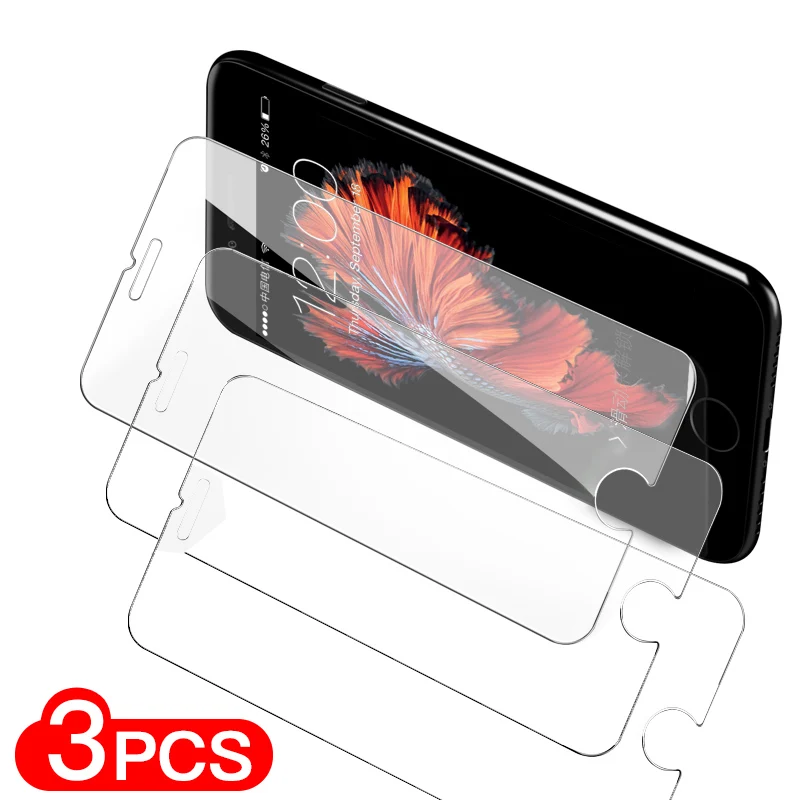 3PCS Protective Glass For iPhone 6 7 8 Plus Glass Screen Protector For iPhone 5 6 7 8 SE 2020 Tempered Glass
3PCS Protective Glass For iPhone 6 7 8 Plus Glass Screen Protector For iPhone 5 6 7 8 SE 2020 Tempered Glass