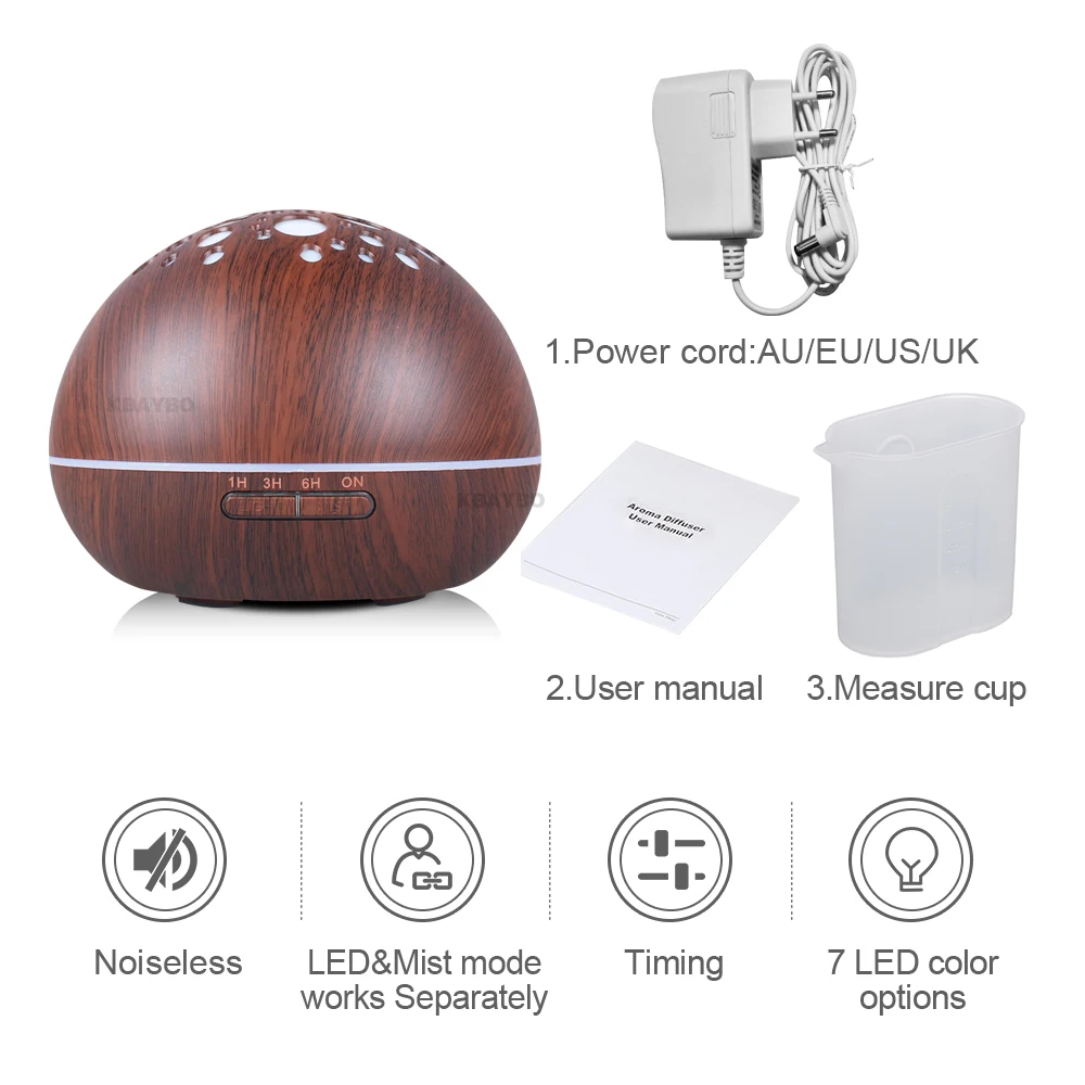 KBAYBO aroma air humidifier essential oil diffuser led night lights for home electric ultrasonic air diffuser fogger mist maker
KBAYBO aroma air humidifier essential oil diffuser led night lights for home electric ultrasonic air diffuser fogger mist maker