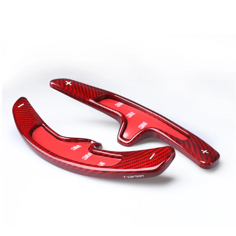 Lengthen Style Red Glass fiber Steering wheel paddle shift Fit For Porsche 991 981
Lengthen Style Red Glass fiber Steering wheel paddle shift Fit For Porsche 991 981