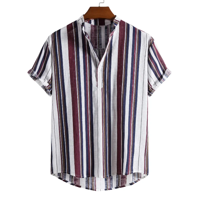 Men Summer Shirts Ropa De Hombre 2021 De Marca Beach Wear Shirts Mens Casual Button Down Tropical Aloha Stripe Shirt Camisa
Men Summer Shirts Ropa De Hombre 2021 De Marca Beach Wear Shirts Mens Casual Button Down Tropical Aloha Stripe Shirt Camisa