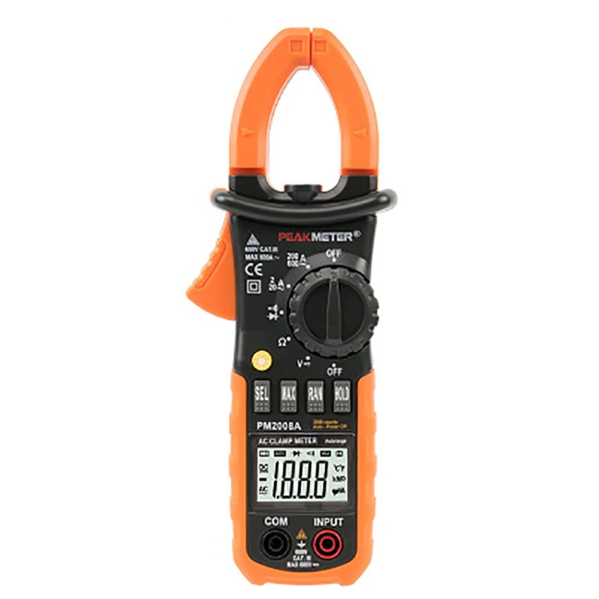 MS2008A Intelligent Digital Clamp Meter High Precision Multimeter AC Current Voltage Resistance Capacitance Measuring Tester
MS2008A Intelligent Digital Clamp Meter High Precision Multimeter AC Current Voltage Resistance Capacitance Measuring Tester