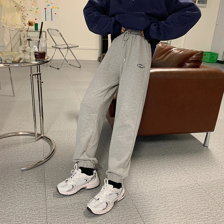 Elastic Waist Ankle-Tied Sweatpants Women's Loose Straight High Waist Slimming All-Matching Trendy Ins Spring and Autumn Student
Elastic Waist Ankle-Tied Sweatpants Women's Loose Straight High Waist Slimming All-Matching Trendy Ins Spring and Autumn Student