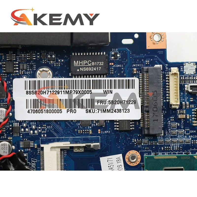 For Lenovo ZAA50/70 LA-B031P for AIO A740 A540 all-in-one motherboard CPU With i7 4558U DDR3 100% fully tested
For Lenovo ZAA50/70 LA-B031P for AIO A740 A540 all-in-one motherboard CPU With i7 4558U DDR3 100% fully tested