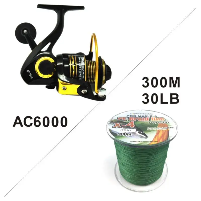 Topline Tackle 3+1BB Spinning Reels Deep Shallow Spool Front and Rear Drag Spinning Reel PE Braided 4 Standards Fishing Line
Topline Tackle 3+1BB Spinning Reels Deep Shallow Spool Front and Rear Drag Spinning Reel PE Braided 4 Standards Fishing Line