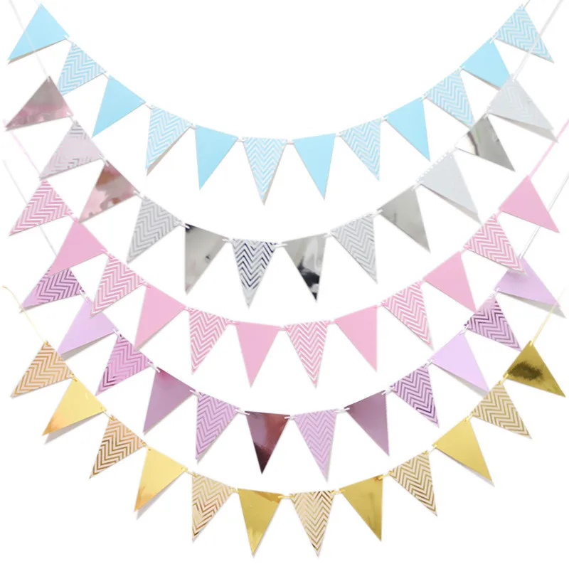 12 Flags 5m Rose Gold Garlands Birthday Bunting Banners Pennant Baby Shower Wedding Garland Flags Party Decoration Supplies
12 Flags 5m Rose Gold Garlands Birthday Bunting Banners Pennant Baby Shower Wedding Garland Flags Party Decoration Supplies
