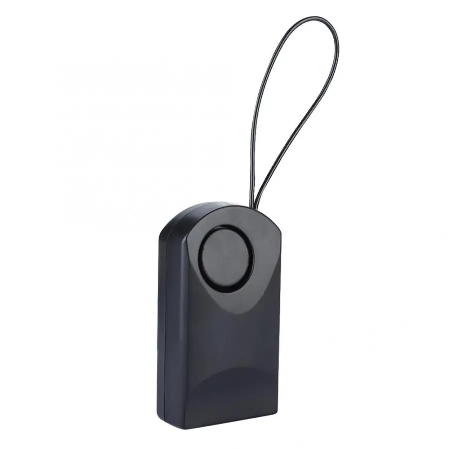 Черная беспроводная сенсорная сигнализация Громкая дверная ручка 120 дБ - купить