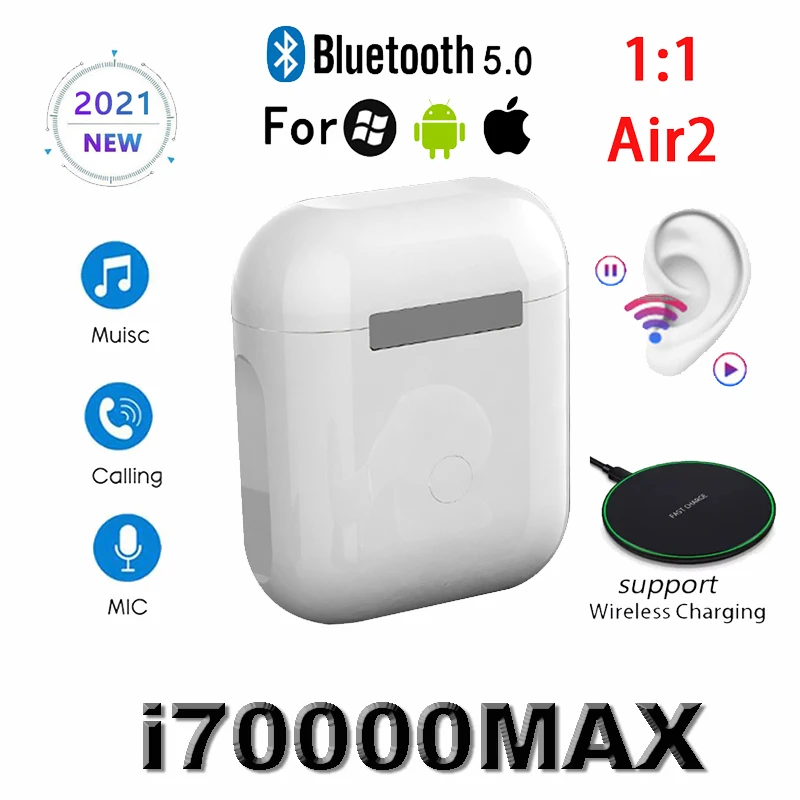 Original i70000 MAX TWS 1:1 GPS Rename Wireless Bluetooth Headsets PKi7 i11 i14 i15 i16 i18 i30 i10 i20 i99999PRO i9000 i2000MAX
Original i70000 MAX TWS 1:1 GPS Rename Wireless Bluetooth Headsets PKi7 i11 i14 i15 i16 i18 i30 i10 i20 i99999PRO i9000 i2000MAX
