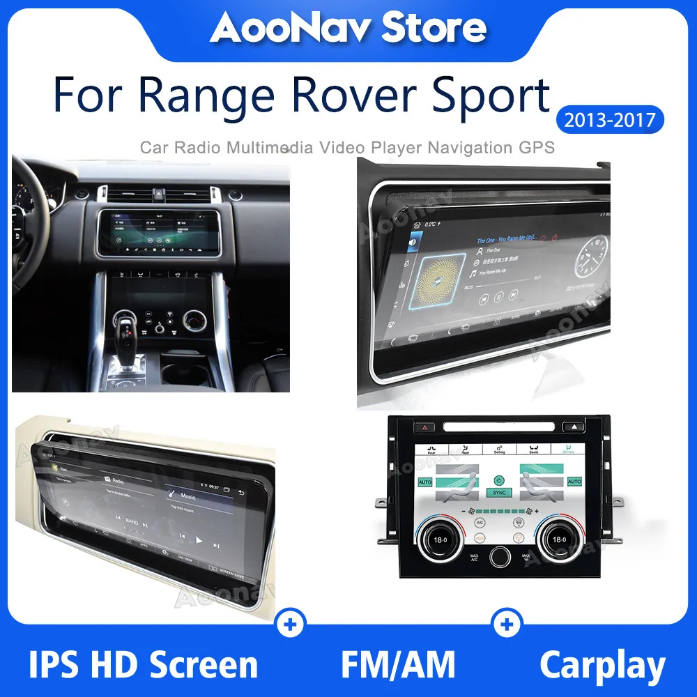 AC panel 12.3 Inch Car Radio For Land Rover Range Rover Sport L494 L320 2013-2017 Touch Screen GPS Navigation Android Stereo
AC panel 12.3 Inch Car Radio For Land Rover Range Rover Sport L494 L320 2013-2017 Touch Screen GPS Navigation Android Stereo