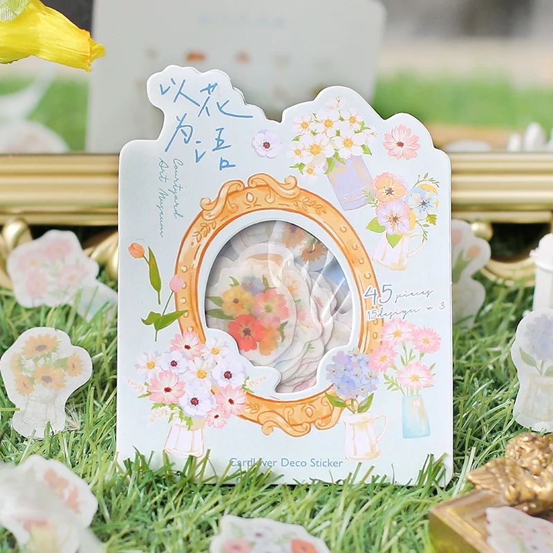 Aesth 45pcs/pack Cute Garden Flowers Deco Stickers Scrapbooking Junk Journal Kawaii Stickers Creative Stationery DIY Stickers
Aesth 45pcs/pack Cute Garden Flowers Deco Stickers Scrapbooking Junk Journal Kawaii Stickers Creative Stationery DIY Stickers