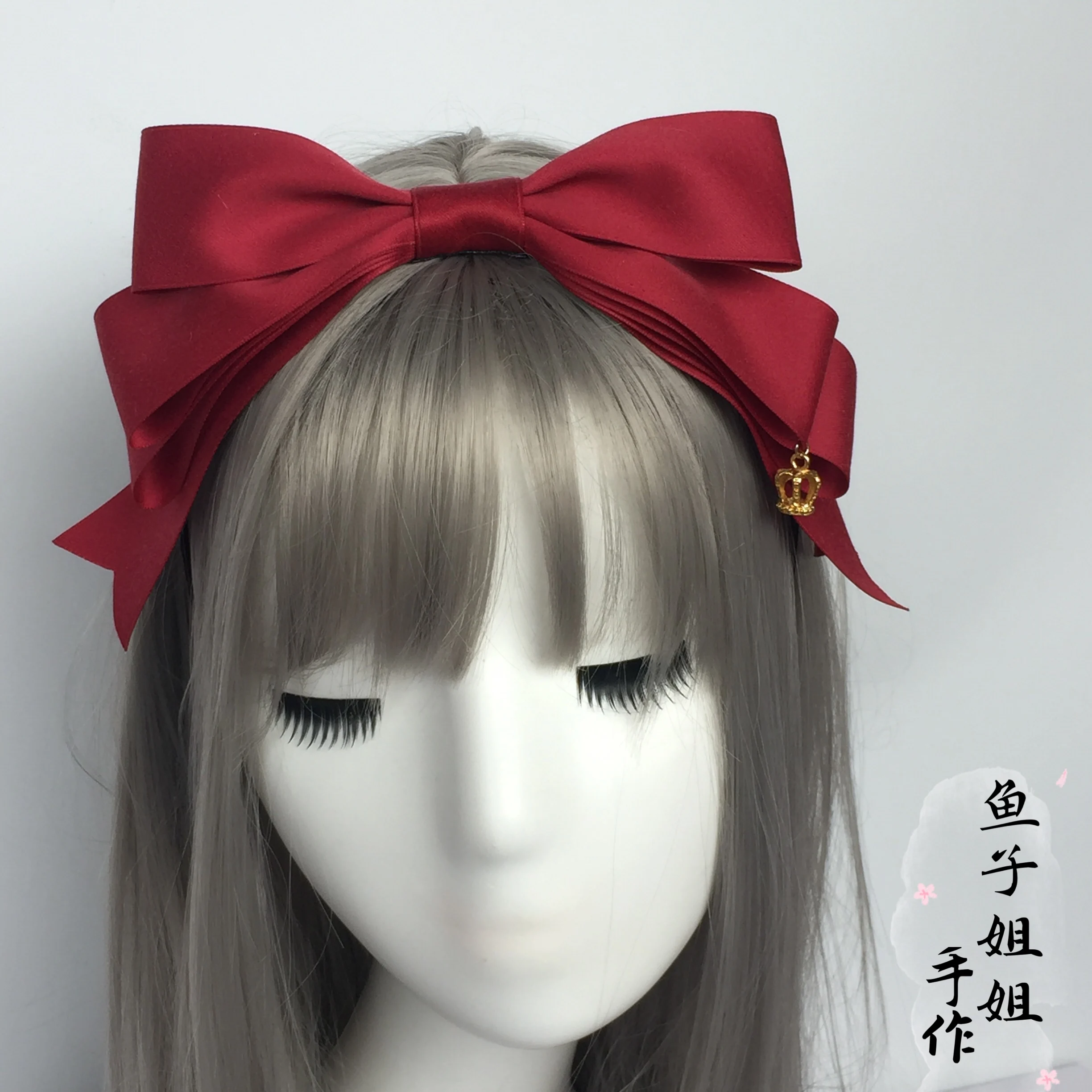 Multi color Lolita SOFT Girl Large Bow KC Daily Life Gorgeous-Crown Pendant Reddish Black Powder Violet Blue Hair Accessories
Multi color Lolita SOFT Girl Large Bow KC Daily Life Gorgeous-Crown Pendant Reddish Black Powder Violet Blue Hair Accessories