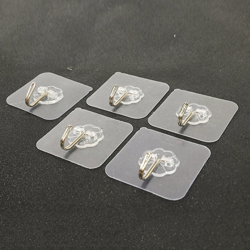 1Pc Wall Hooks Waterproof Oilproof Self Adhesive Transparent Reusable Seamless Hanging Hook for Kitchen Bathroom Office
1Pc Wall Hooks Waterproof Oilproof Self Adhesive Transparent Reusable Seamless Hanging Hook for Kitchen Bathroom Office