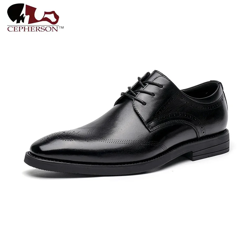2021Men Dress Shoes Derbies Style Solid Color Genuine Leather Low Heel Rubber Spring Fall Gentry Classic Fashion
2021Men Dress Shoes Derbies Style Solid Color Genuine Leather Low Heel Rubber Spring Fall Gentry Classic Fashion