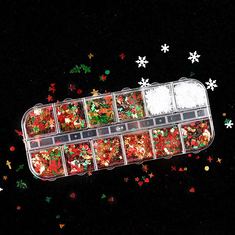 Nails New Christmas Nail Art Sequins Nail Decoration Nail Art Stars Snowflakes DIY Ornaments Nails Accessories 3d Charms
Nails New Christmas Nail Art Sequins Nail Decoration Nail Art Stars Snowflakes DIY Ornaments Nails Accessories 3d Charms