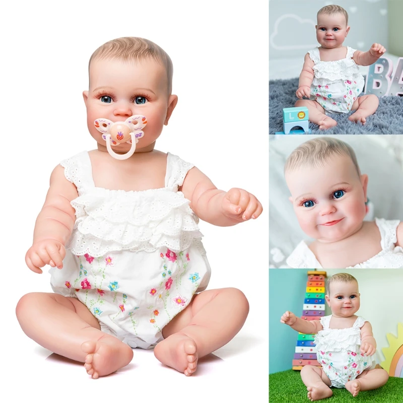 Кукла-реборн 49 см/19 дюймов, кукла-девочка, кукла для кормления, Реалистичная мягкая полноразмерная игрушка ручной работы с корнями волос, по...
Кукла-реборн 49 см/19 дюймов, кукла-девочка, кукла для кормления, Реалистичная мягкая полноразмерная игрушка ручной работы с корнями волос, по...
