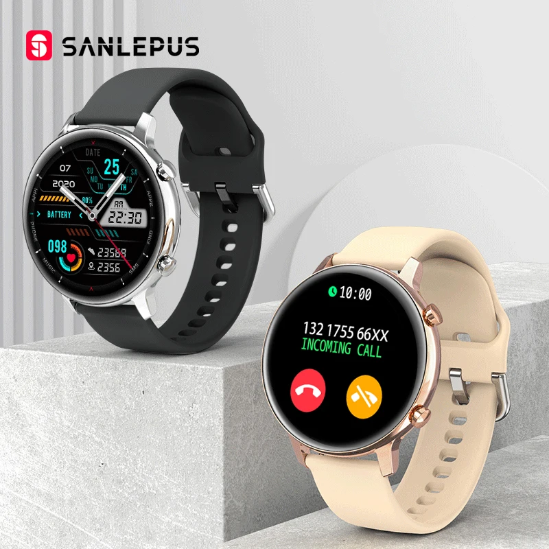2021 Смарт-часы SANLEPUS с циферблатом звонками MP3 музыкой для мужчин и женщин