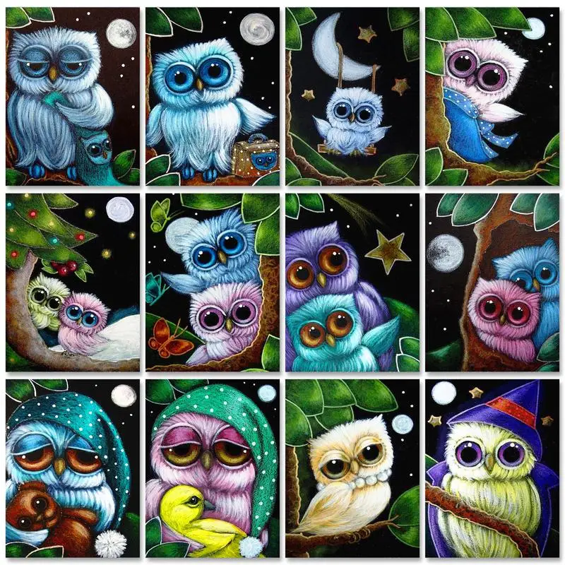 PhotoCustom Oil Painting By Numbers For Adults Owl Frameless 60x75cm DIY Paint By Numbers On Canvas Animals Home Decor Wall Art
PhotoCustom Oil Painting By Numbers For Adults Owl Frameless 60x75cm DIY Paint By Numbers On Canvas Animals Home Decor Wall Art