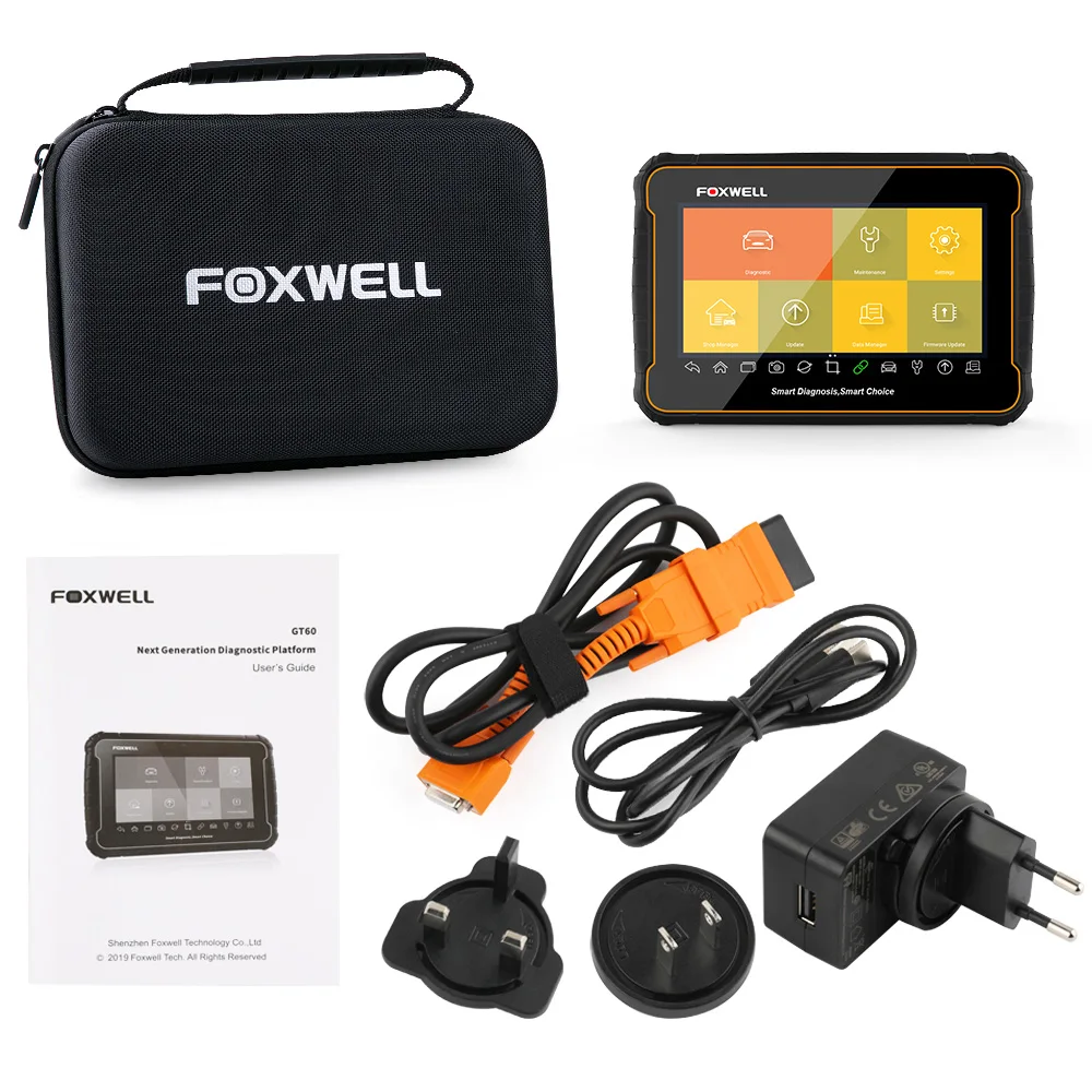 FOXWELL GT60 OBD2 Car Automotive Diagnostic Scanner Full System Oil ABS SRS EPB DPF Reset OBD 2 Auto Tools Multiple Languages
FOXWELL GT60 OBD2 Car Automotive Diagnostic Scanner Full System Oil ABS SRS EPB DPF Reset OBD 2 Auto Tools Multiple Languages
