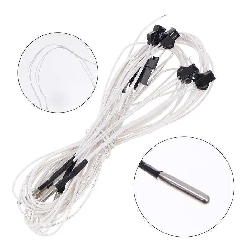 4pcs NTC100K Thermistors Lightweight High Temp Sensors for 3D Printer Printing Machine
4pcs NTC100K Thermistors Lightweight High Temp Sensors for 3D Printer Printing Machine