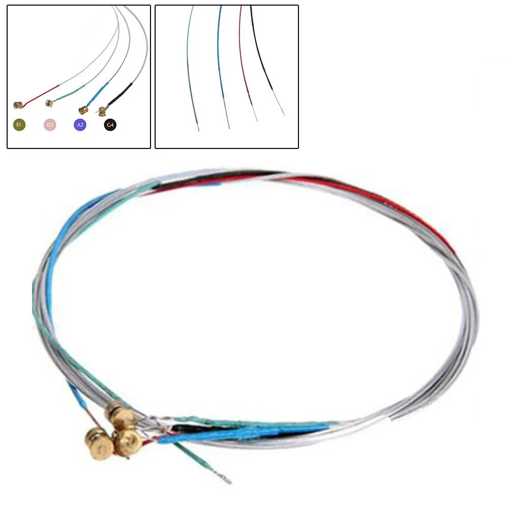 4pcs/set Violin Strings Steel String Replacement (E-A-D-G) For Size 3/4 4/4 Violins Medium Tension For Beginner And Music Lovers
4pcs/set Violin Strings Steel String Replacement (E-A-D-G) For Size 3/4 4/4 Violins Medium Tension For Beginner And Music Lovers