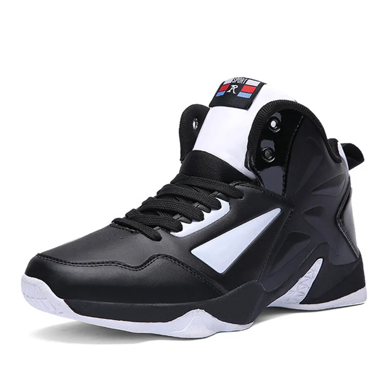 Chaussures De Basket En Cuir Pu Pour Homme, Baskets Hautes Antidérapantes, Confortables, Idéales Pour Le Sport En Plein Air, 
Chaussures De Basket En Cuir Pu Pour Homme, Baskets Hautes Antidérapantes, Confortables, Idéales Pour Le Sport En Plein Air,