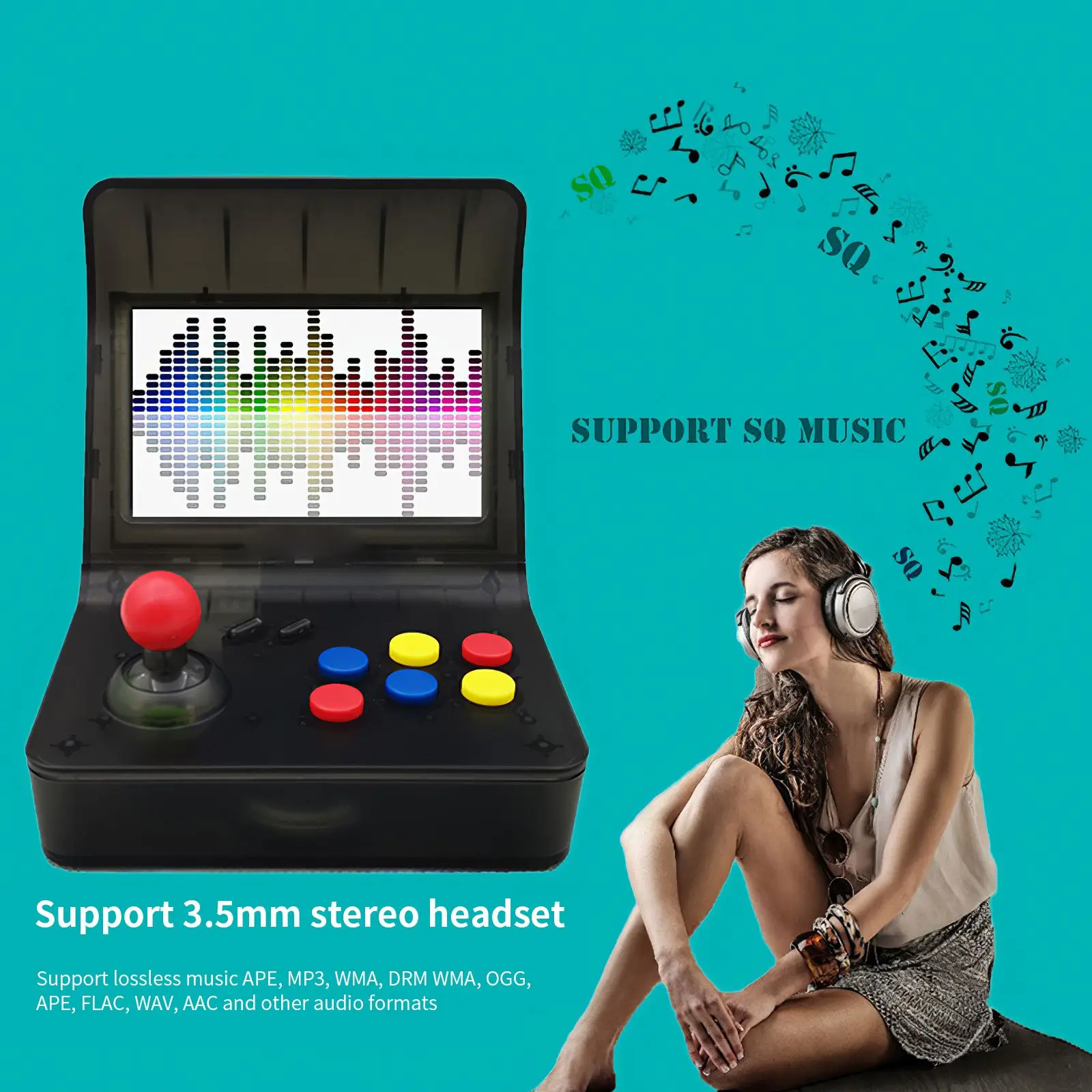 Rocker Arcade Game Console 360 Degrees 4.3inch Colorful Screen Rechargeable 3D Game Station Joystick Arcade Device 2021
Rocker Arcade Game Console 360 Degrees 4.3inch Colorful Screen Rechargeable 3D Game Station Joystick Arcade Device 2021