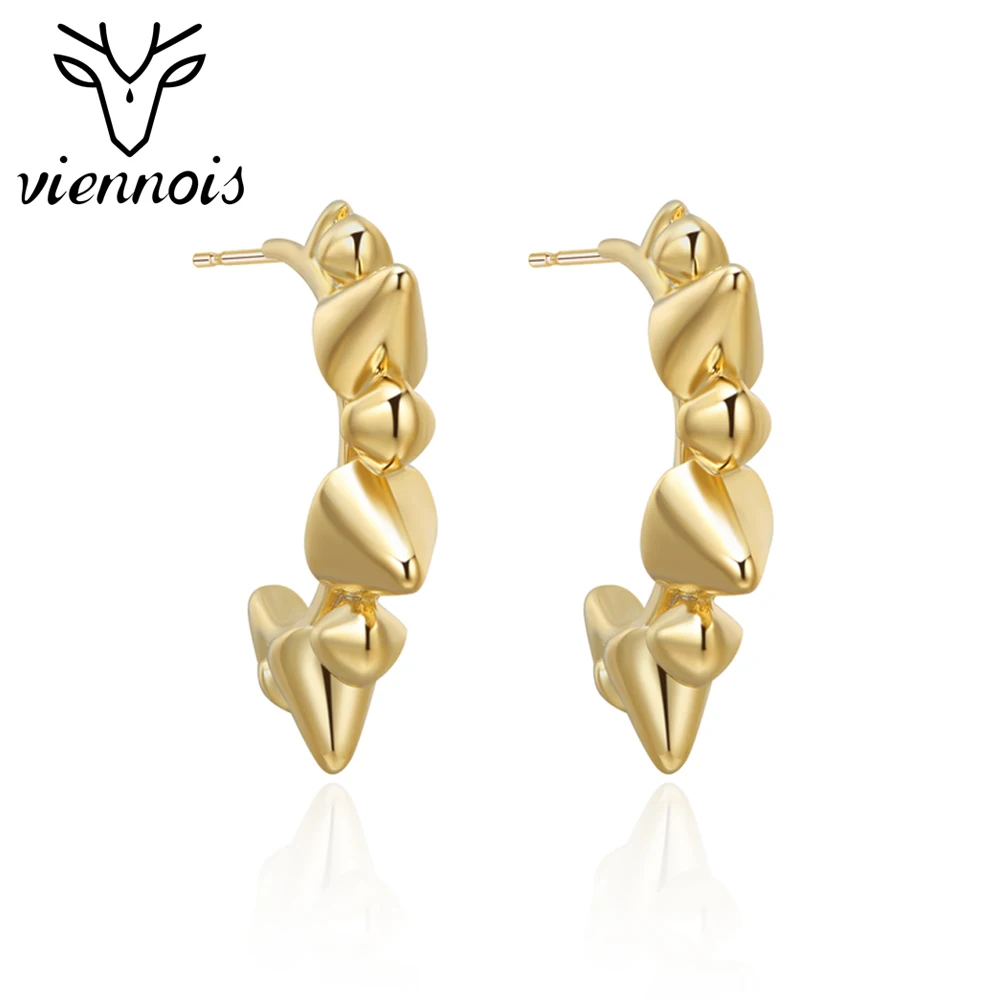 Viennois Half Hoop Earrings for Women Gold Color Korean Geometric Circle Earrings Fashion Wedding Enagement Statement Jewelry
Viennois Half Hoop Earrings for Women Gold Color Korean Geometric Circle Earrings Fashion Wedding Enagement Statement Jewelry