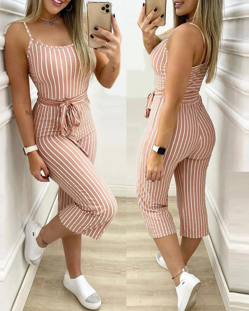 2021Sexy Velvet Jumpsuit Women U-Neck Spaghetti Strap Striped Colorblock Cropped Jumpsuit With Belt
2021Sexy Velvet Jumpsuit Women U-Neck Spaghetti Strap Striped Colorblock Cropped Jumpsuit With Belt