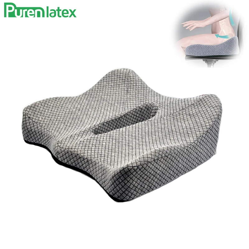 PurenLatex Memory Foam Cushion on Chair Sofa Car Seat Body Pillow Orthopedic Coccyx Pad Wheelchair Mats Hemorrhoid Treat Cushion
PurenLatex Memory Foam Cushion on Chair Sofa Car Seat Body Pillow Orthopedic Coccyx Pad Wheelchair Mats Hemorrhoid Treat Cushion