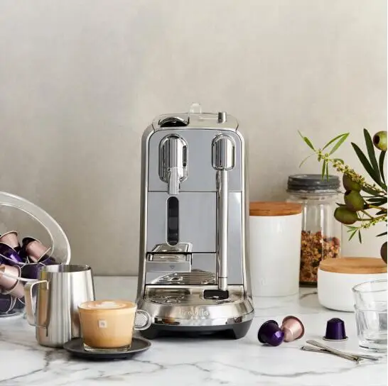 

Кофе-капсулы Nespresso машина Creatista Plus в итальянском стиле полностью автоматическим офис Коммерческая нарядное кофемашина J520 серебро
