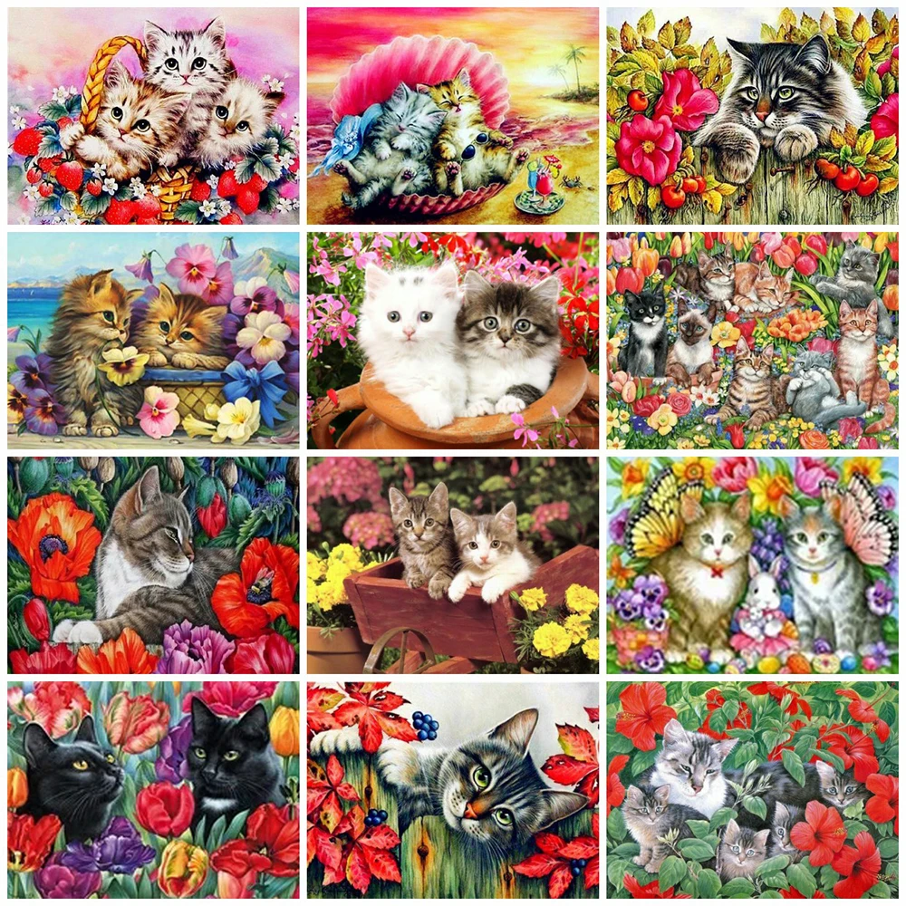MomoArt Diamond Painting 5D DIY Cat Full Square Drill Diamond Embroidery Animal Mosaic Kits Flower Cross Stitch Handicraft
MomoArt Diamond Painting 5D DIY Cat Full Square Drill Diamond Embroidery Animal Mosaic Kits Flower Cross Stitch Handicraft