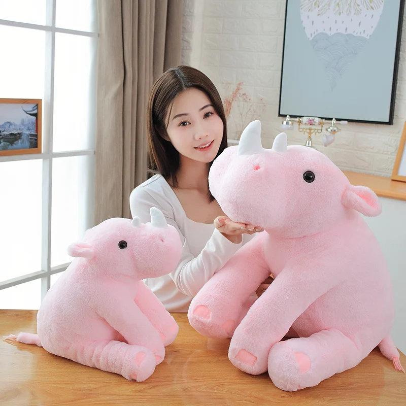 New Simulation Rhinoceros Plush Toy Pillow Kawaii Rhinos Stuffed Animal Plush Toys for Children Baby Appease Doll Girls
New Simulation Rhinoceros Plush Toy Pillow Kawaii Rhinos Stuffed Animal Plush Toys for Children Baby Appease Doll Girls