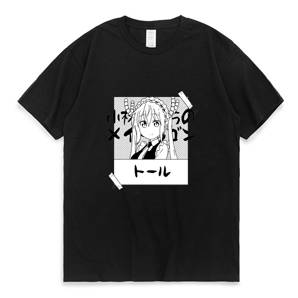New Miss Kobayashi's Dragon Maid Anime Print T Shirt Men Women Summer Couple All-match Black White T-shirt Short Sleeve Male Tee
New Miss Kobayashi's Dragon Maid Anime Print T Shirt Men Women Summer Couple All-match Black White T-shirt Short Sleeve Male Tee