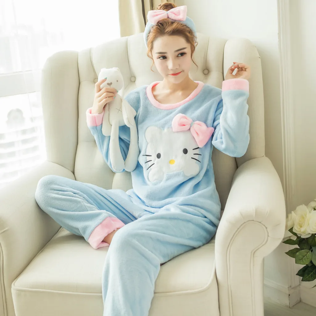 2020Autumn and Winter New Women's Pajamas Flannel Cute Casual Loose Pijamas Home Wear Sleepwear Pajamas for Women Sleep Tops
2020Autumn and Winter New Women's Pajamas Flannel Cute Casual Loose Pijamas Home Wear Sleepwear Pajamas for Women Sleep Tops