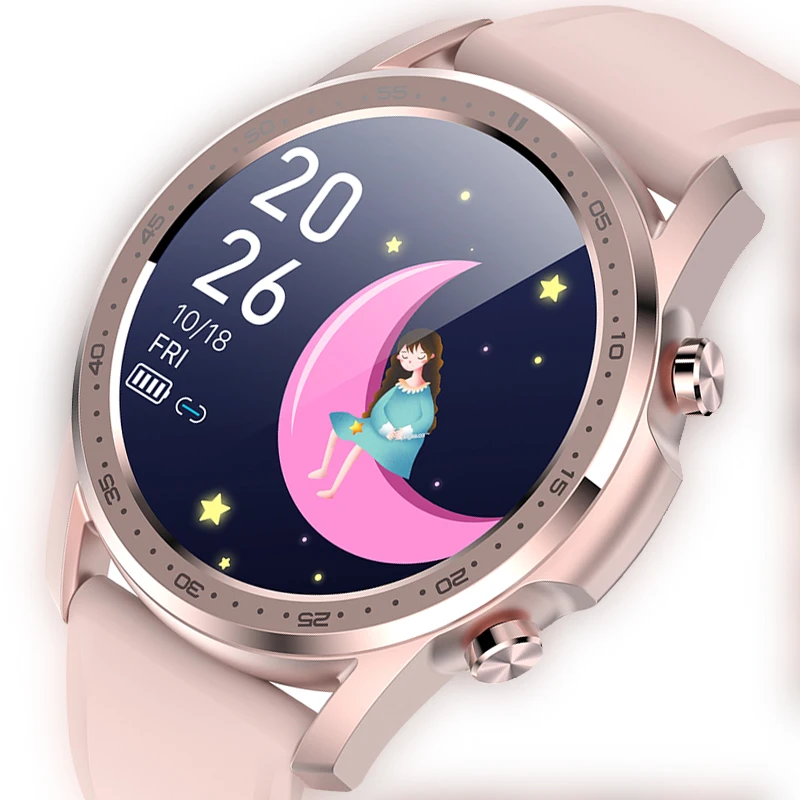 Женские Смарт-часы с сенсорным экраном 2021 дюйма Bluetooth 5.1 спортивные часы датчиком