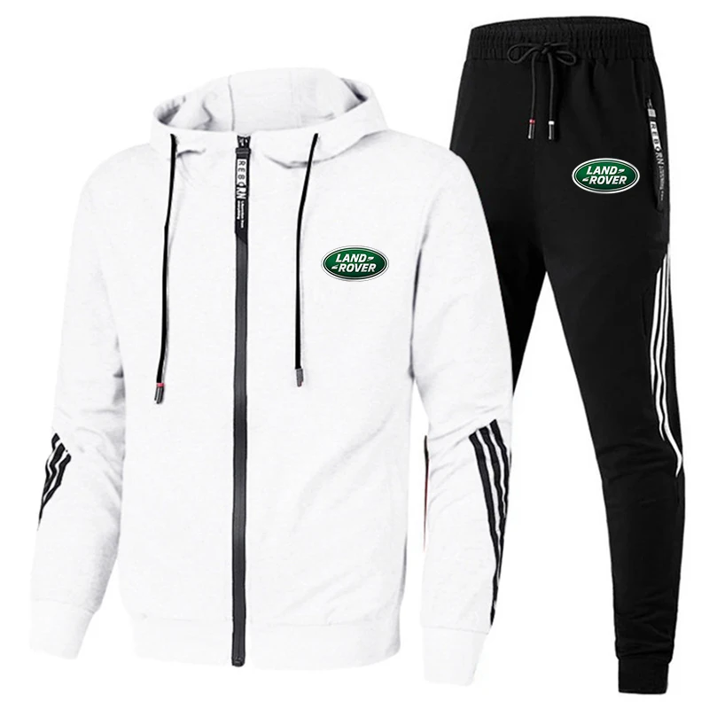 Land Rover Printed Letters 2021 Spring Fashion New Men's Casual Long-Sleeved Hooded Sports Suit Handsome Trend Two-Piece Suit
Land Rover Printed Letters 2021 Spring Fashion New Men's Casual Long-Sleeved Hooded Sports Suit Handsome Trend Two-Piece Suit