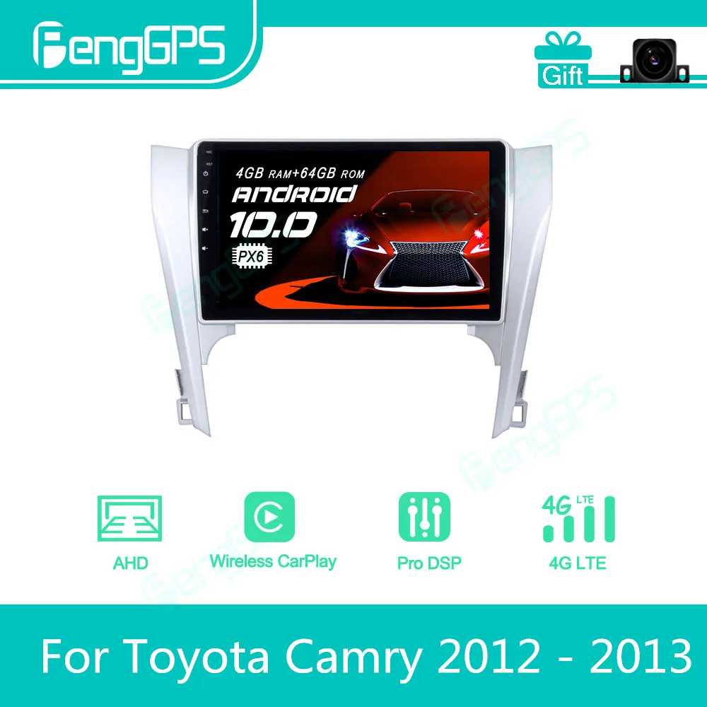 Автомагнитола для Toyota Camry 2012-2017, Android, стерео, мультимедийный плеер, 2 Din, Авторадио, GPS-навигация, дисплей PX6
Автомагнитола для Toyota Camry 2012-2017, Android, стерео, мультимедийный плеер, 2 Din, Авторадио, GPS-навигация, дисплей PX6