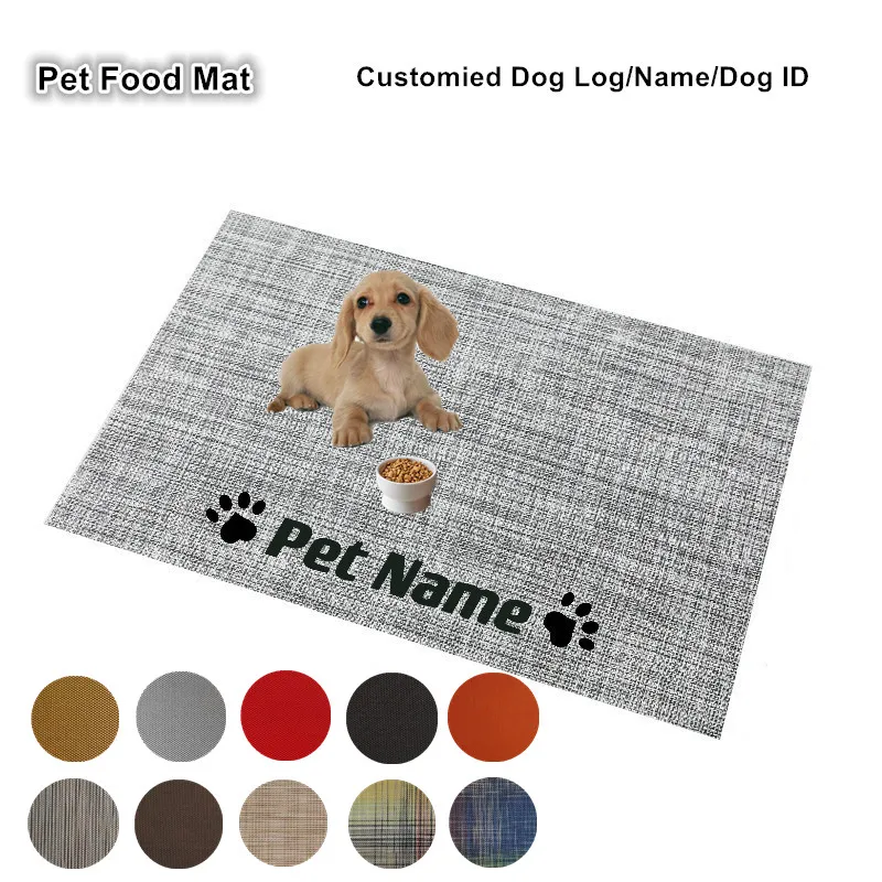Custom Pet Placemat Personalized Name Dog ID Pet Mat Cat Dog Bowl Pad Drinking Feeding Mat Easy Wash
Custom Pet Placemat Personalized Name Dog ID Pet Mat Cat Dog Bowl Pad Drinking Feeding Mat Easy Wash