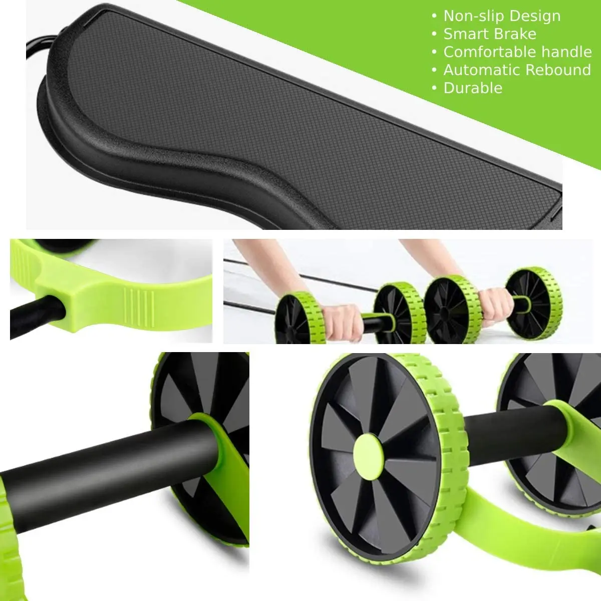 Wheel Ab Roller Double Muscle Trainer Wheel Abdominal Power resistance bands Gym Arm Waist Leg Training
Wheel Ab Roller Double Muscle Trainer Wheel Abdominal Power resistance bands Gym Arm Waist Leg Training