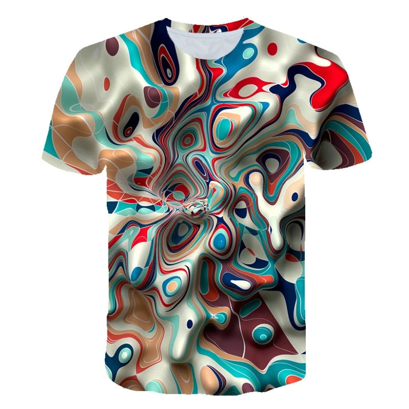 Three-Dimensional Tunnel Graphic T-Shirt Casual Harajuku O-Neck Tops 3D Lattice Men's T-Shirt Summer Shirt Plus Size Streetwear 
Three-Dimensional Tunnel Graphic T-Shirt Casual Harajuku O-Neck Tops 3D Lattice Men's T-Shirt Summer Shirt Plus Size Streetwear