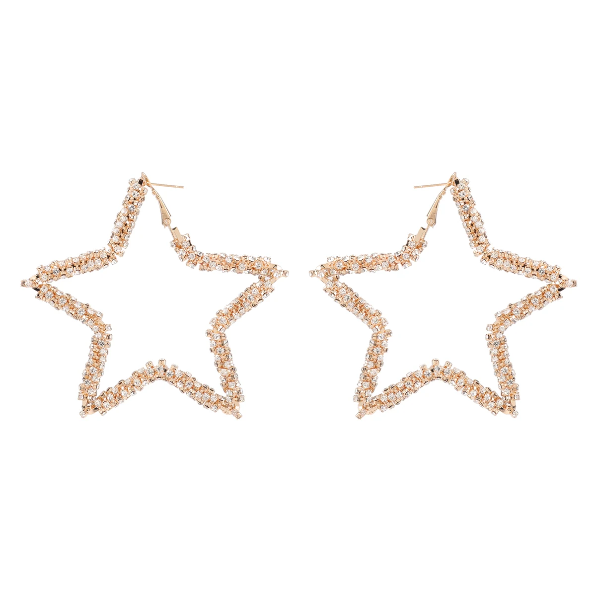 JIJIAWENHUA Trendy Lady Rhinestone Sparkling Star Pendant Earrings Dinner Party Wedding Fashion Statement Accessories
JIJIAWENHUA Trendy Lady Rhinestone Sparkling Star Pendant Earrings Dinner Party Wedding Fashion Statement Accessories