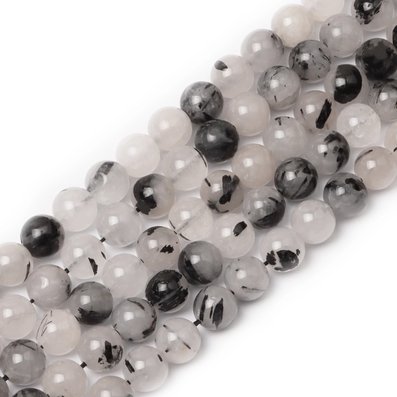 Natural Round Stone Beads, Natural Gemstone Hole Size 6/8/10mm Crystal Energy Stone Healing Power Black Rutilated Quartz Beads
Natural Round Stone Beads, Natural Gemstone Hole Size 6/8/10mm Crystal Energy Stone Healing Power Black Rutilated Quartz Beads