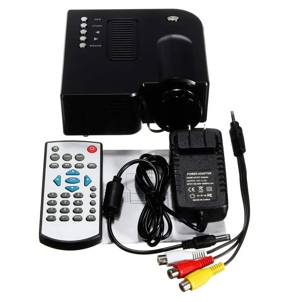 HUACHEN UC28+ Mini Portable 1080P HD Projector Home Cinema Theater Upgraded HDMI Interface Home Entertainment Device Multimedi
HUACHEN UC28+ Mini Portable 1080P HD Projector Home Cinema Theater Upgraded HDMI Interface Home Entertainment Device Multimedi