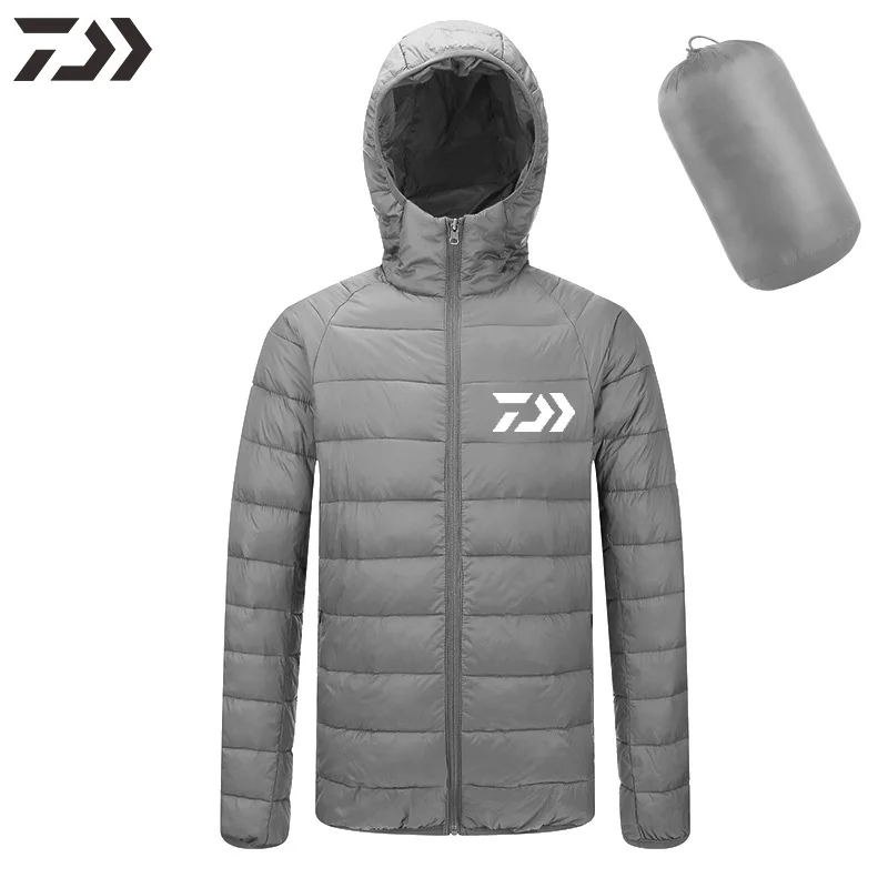 Daiwa ветрозащитные куртки для рыбалки Мужская зимняя водонепроницаемая одежда