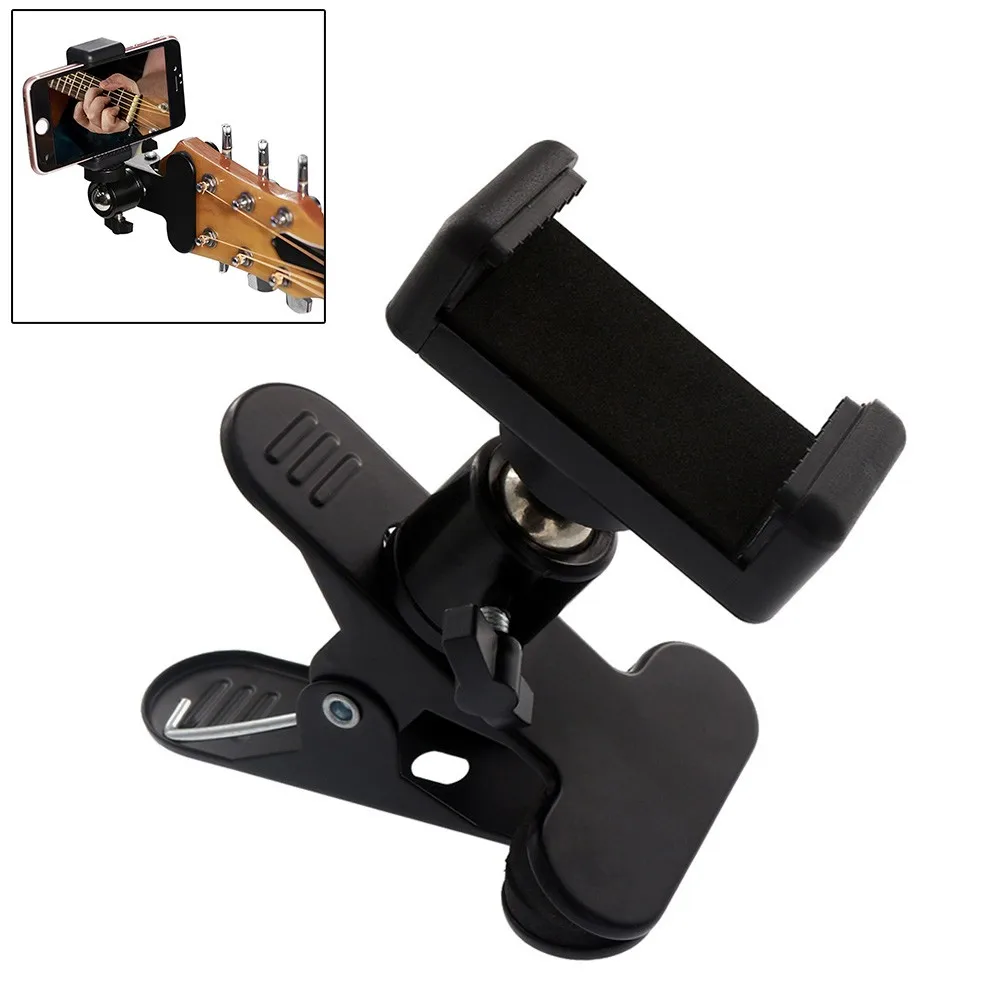 Guitar Tripod Head Clip Mobile Phone Stand Holder Suction Cups Clamp For Musician Live Broadcast Bracket For Camera Support
Guitar Tripod Head Clip Mobile Phone Stand Holder Suction Cups Clamp For Musician Live Broadcast Bracket For Camera Support