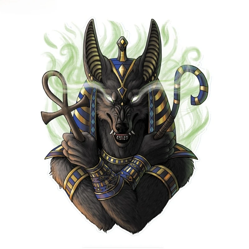 Fashion Ancient Egyptian Religion Art Anubis Car Sticker PVC Coloful Decals Motorcycle Accessories Sticker Waterproof 13*16cm
Fashion Ancient Egyptian Religion Art Anubis Car Sticker PVC Coloful Decals Motorcycle Accessories Sticker Waterproof 13*16cm
