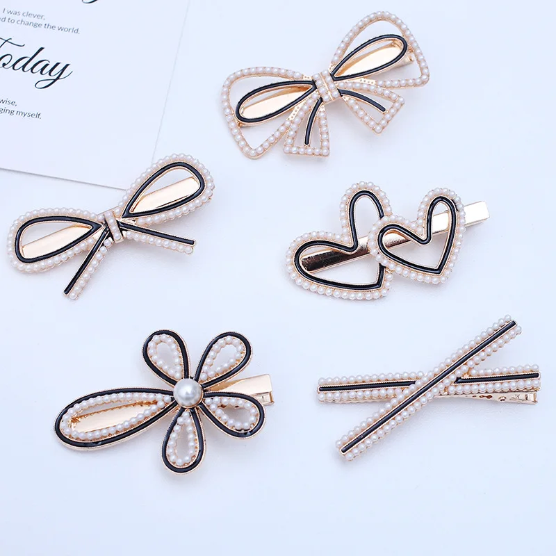 10 PCS Korean Barrettes Imitation Pearl Heart Bowknot Flowers Hair Clips For Women Jewelry Decorations
10 PCS Korean Barrettes Imitation Pearl Heart Bowknot Flowers Hair Clips For Women Jewelry Decorations